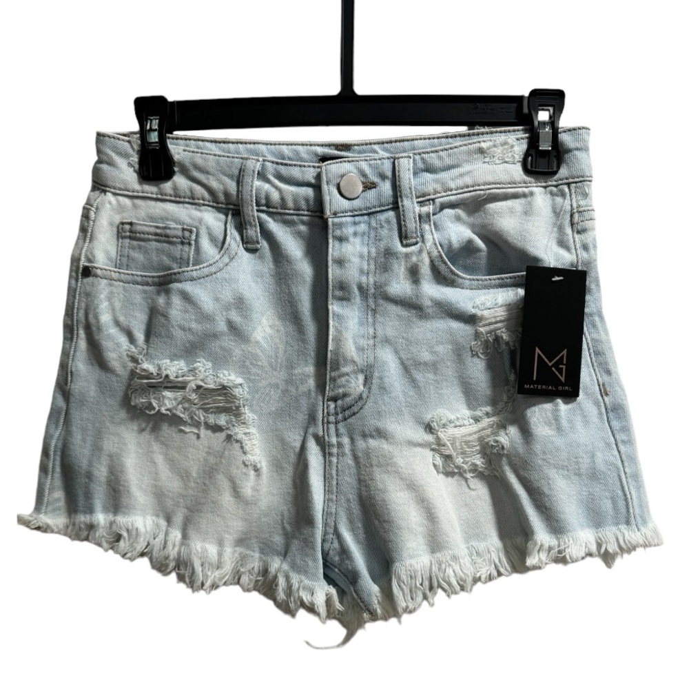 NWT Material Girl Butterfly Denim/Jean‎ Shorts, size 7